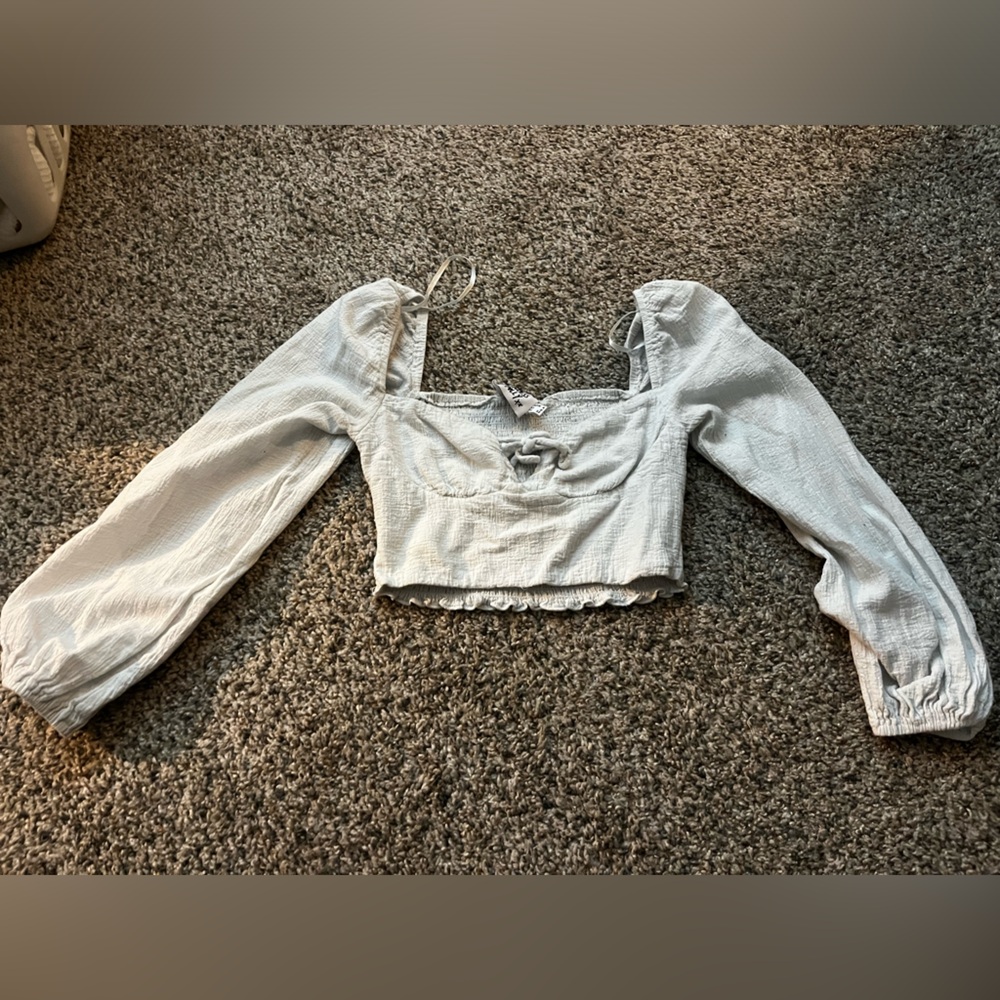 Princess Polly White Crop Top